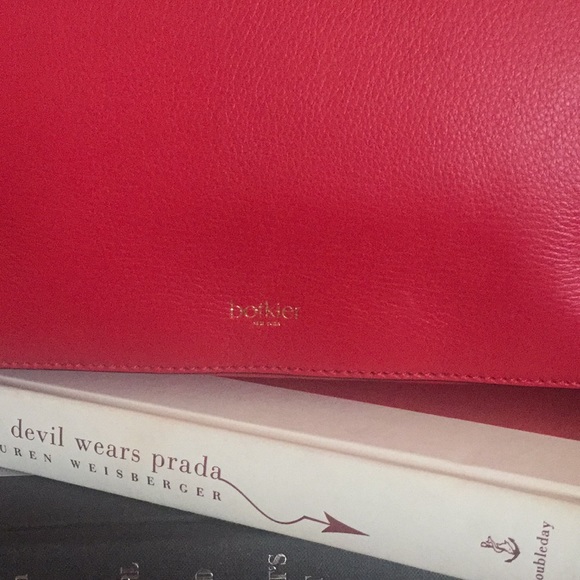 NWT Botkier red leather satchel w/dustbag - Picture 6 of 12